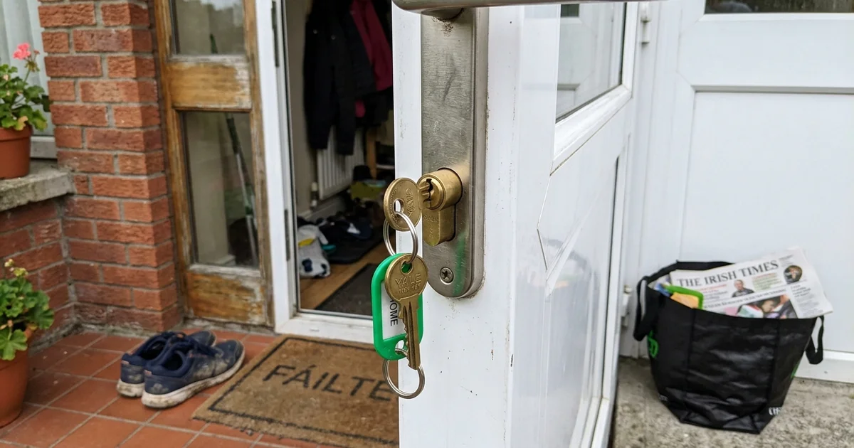 Euro cylinder lock in a UPVC door showing its exposure